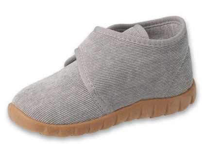 Гъвкави бебешки пантофки, Сиво кадифе,Befado Flexi B-soft System 465P165