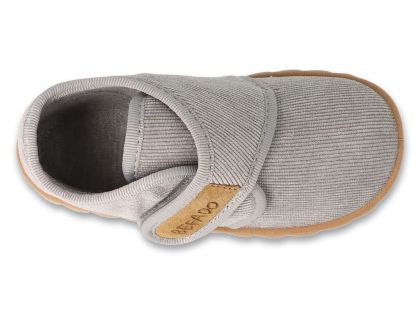 Гъвкави бебешки пантофки, Сиво кадифе,Befado Flexi B-soft System 465P165