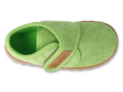 Гъвкави бебешки пантофки, Зелено кадифе,Befado Flexi B-soft System 465P159
