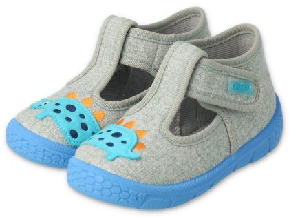 Бебешки текстилни обувки Befado Honey 631P043, Сиви